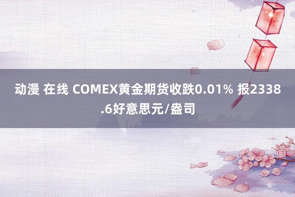 动漫 在线 COMEX黄金期货收跌0.01% 报2338.6好意思元/盎司